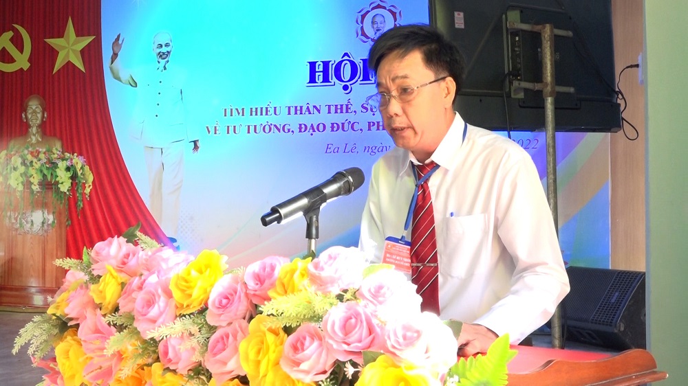 Khai mạc hội thi tìm hiểu thân thế, sự nghiệp và kể chuyện về tư tưởng đạo đức phong cách Hồ Chí Minh tại xã Ea Lê