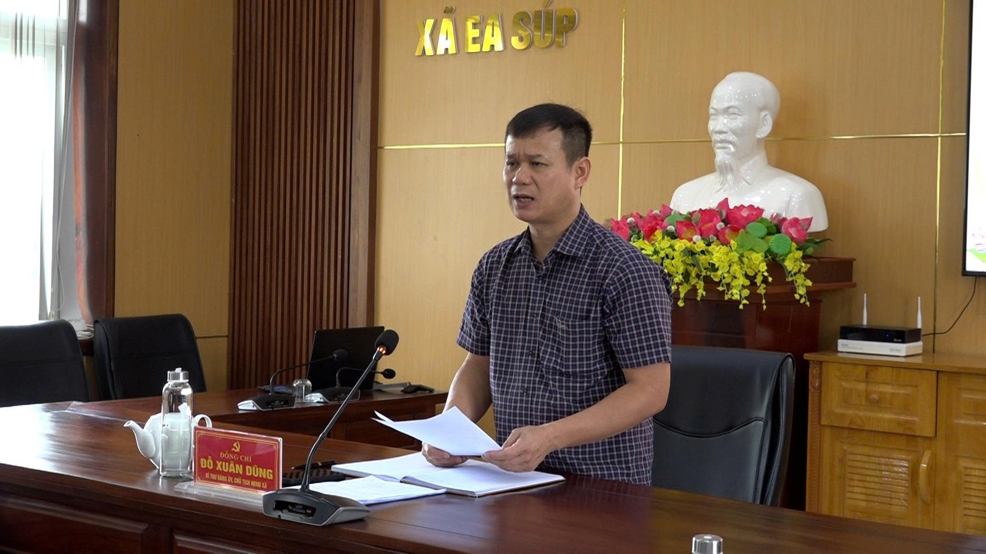 Họp Ban Chỉ đạo thực hiện mục tiêu tăng trưởng 2 con số xã Ea Súp giai đoạn 2026 – 2030 và tiếp tục tăng trưởng nhanh, bền vững giai đoạn đến năm 2045
