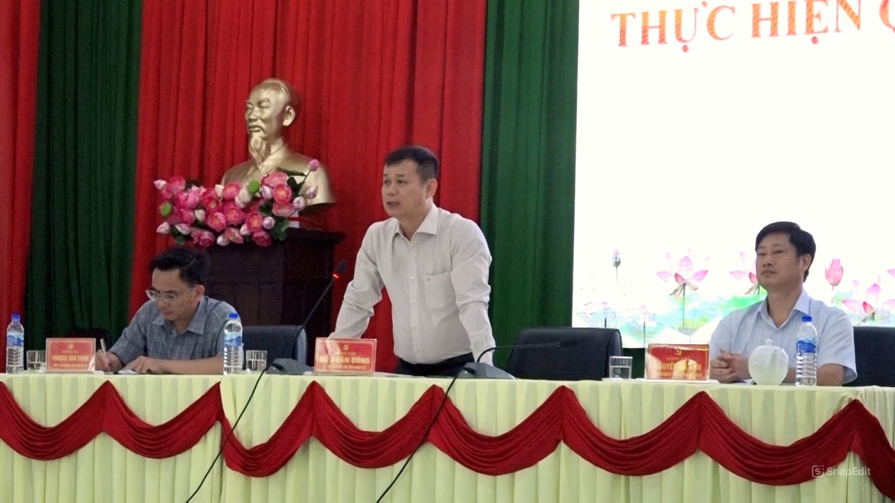 Hội nghị thực hiện quy trình công tác cán bộ