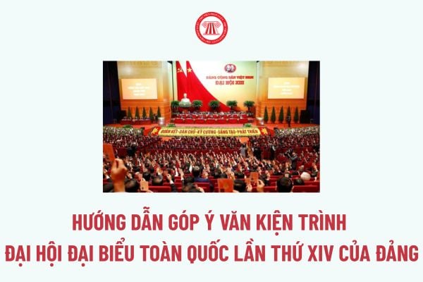 Công văn về việc thu thập góp ý của cán bộ, đảng viên và Nhân dân về dự thảo các văn kiện trình Đại hội đại biểu toàn quốc lần thứ XIV của Đảng